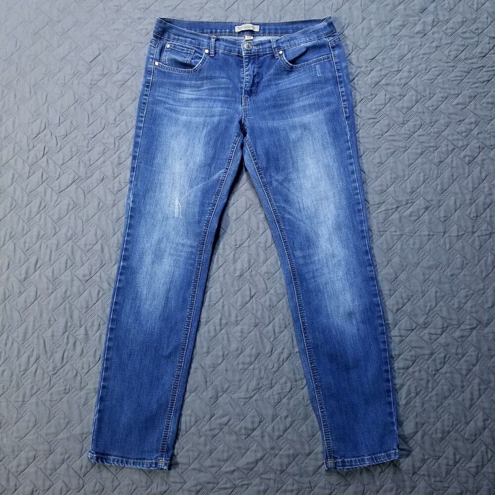 Vintage American Collection Jeans Womens 6/28 Blue Straight Dark Wash Denim